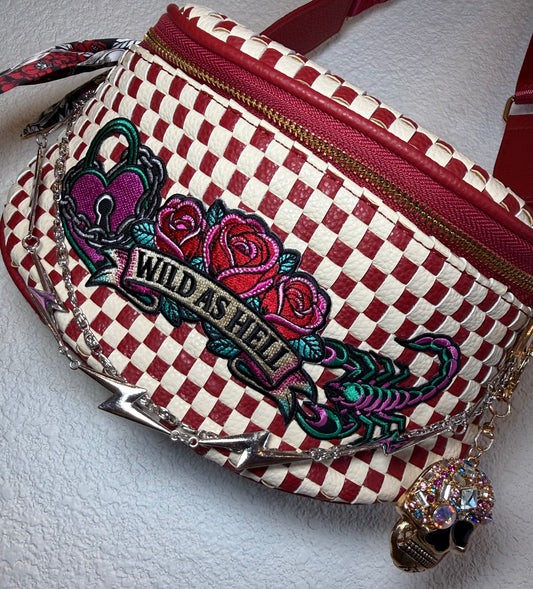 .LEATHER BAG WILD AS HELL