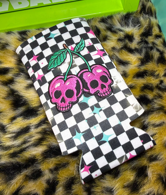 .KOOZIE TALL CAN SKULLS