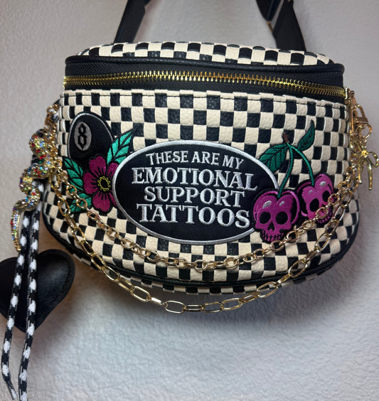 .LEATHER BAG TATTOOS